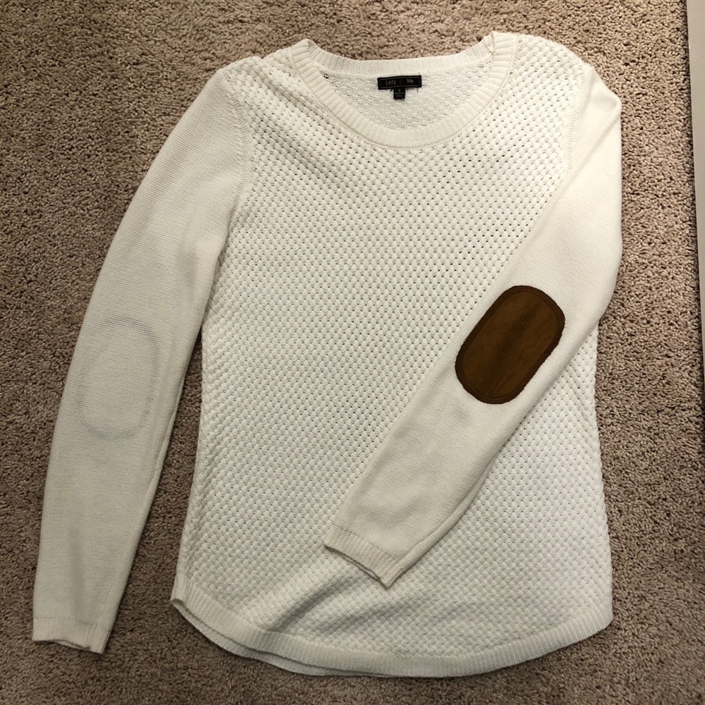 Lety&Me padded elbow sweater
